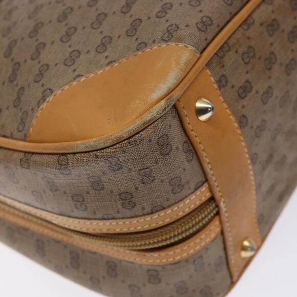 GUCCI Micro GG Supreme Hand Bag Pvc Beige Gold 000 104 000 104 - Picture 13 of 16